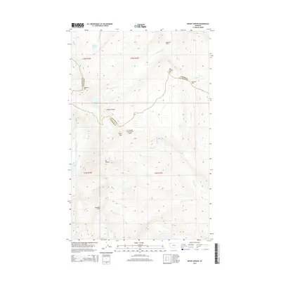 2014 Map of Mount Geduhn, 2014 Print