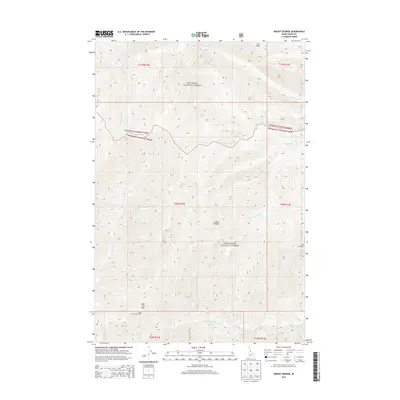 2013 Map of Mount George, 2013 Print