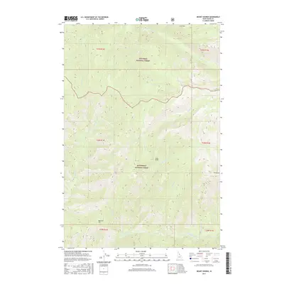 2017 Map of Mount George, 2017 Print