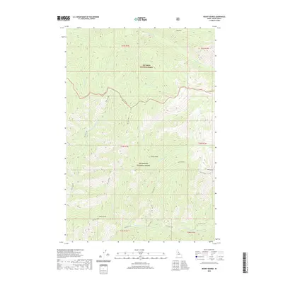 2020 Map of Mount George, 2020 Print