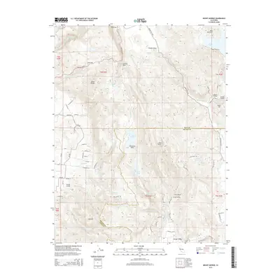 2015 Map of Mount George, 2015 Print