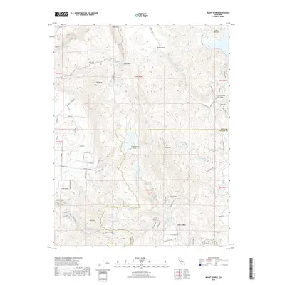 2018 Map of Mount George, 2018 Print