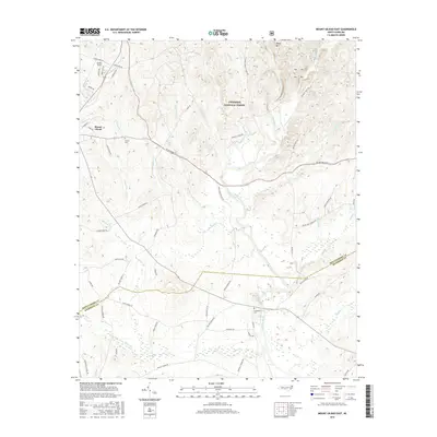 2016 Map of Mount Gilead East, 2016 Print