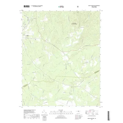 2019 Map of Mount Gilead East, 2019 Print