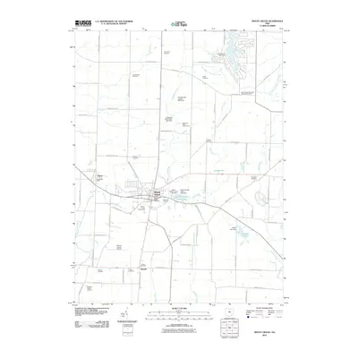 2010 Map of Mount Gilead, 2010 Print