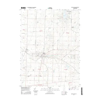 2016 Map of Mount Gilead, 2016 Print
