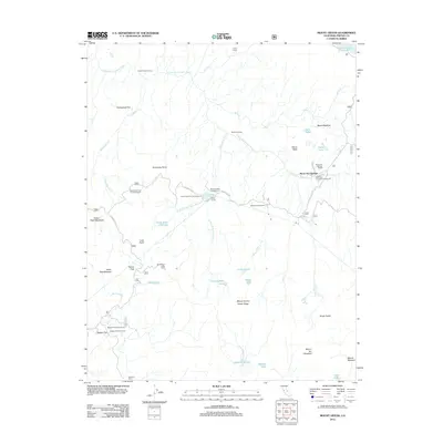 2012 Map of Mount Givens, 2012 Print