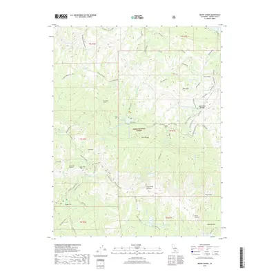 2018 Map of Mount Givens, 2018 Print