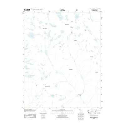 2012 Map of Mount Goddard, 2012 Print
