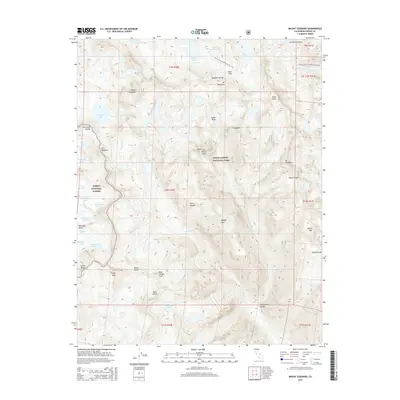2015 Map of Mount Goddard, 2015 Print
