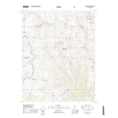 2018 Map of Mount Goddard, 2018 Print