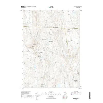2018 Map of Mount Grace, 2018 Print