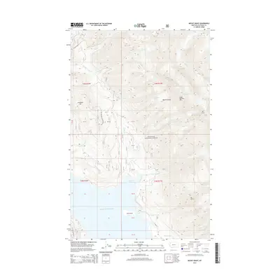 2014 Map of Mount Grant, 2014 Print