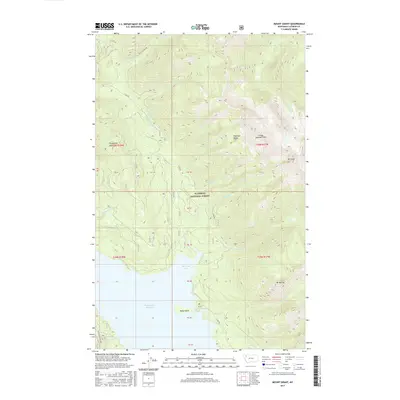 2017 Map of Mount Grant, 2017 Print