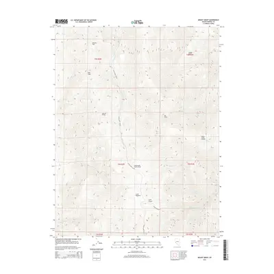 2014 Map of Mount Grant, 2014 Print