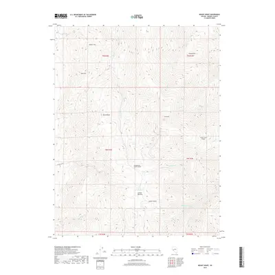 2018 Map of Mount Grant, 2018 Print