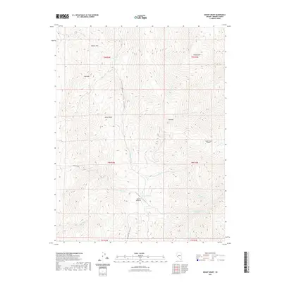2021 Map of Mount Grant, 2021 Print