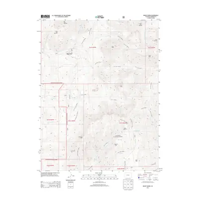 2013 Map of Mount Guero, 2013 Print