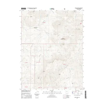 2016 Map of Mount Guero, 2016 Print