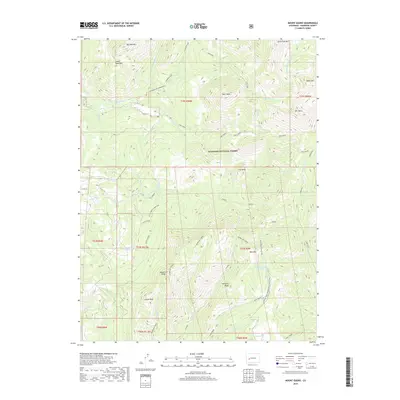 2019 Map of Mount Guero, 2019 Print