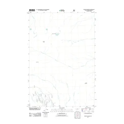 2011 Map of Mount Haggin, 2011 Print