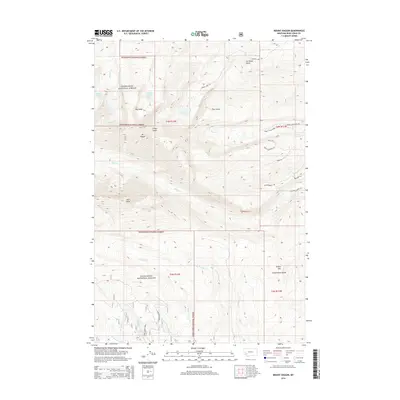 2014 Map of Mount Haggin, 2014 Print