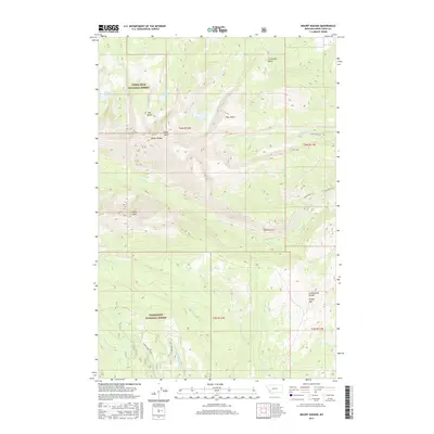 2017 Map of Mount Haggin, 2017 Print