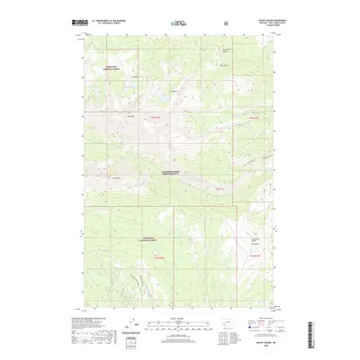 2020 Map of Mount Haggin, 2020 Print
