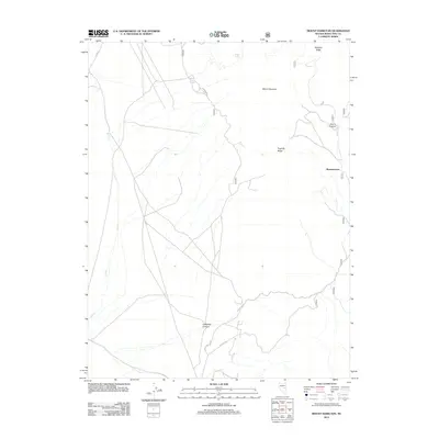 2012 Map of Mount Hamilton, 2012 Print