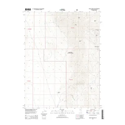 2014 Map of Mount Hamilton, 2014 Print