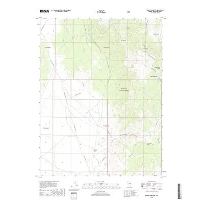 2018 Map of Mount Hamilton, 2018 Print