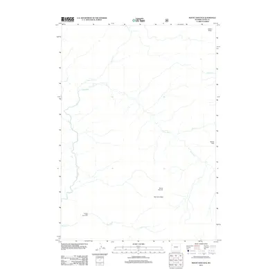 2012 Map of Mount Hancock, 2012 Print