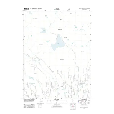2012 Map of Mount Harkness, 2012 Print