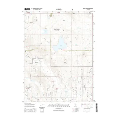 2015 Map of Mount Harkness, 2015 Print