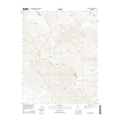 2015 Map of Mount Harlan, 2015 Print