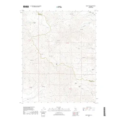 2018 Map of Mount Harlan, 2018 Print