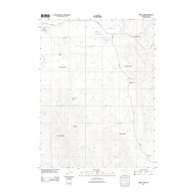 2013 Map of Mount Harris, 2013 Print