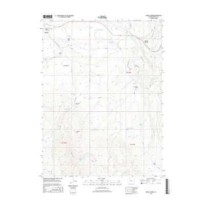 2016 Map of Mount Harris, 2016 Print