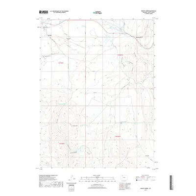 2019 Map of Mount Harris, 2019 Print