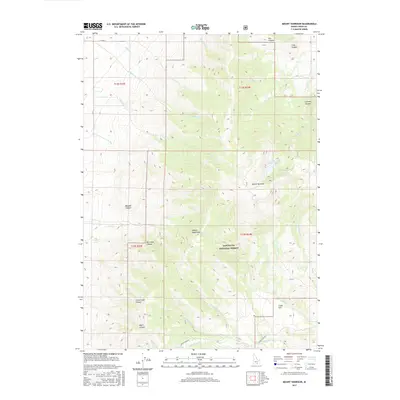 2017 Map of Mount Harrison, 2017 Print