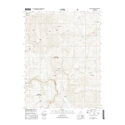 2016 Map of Mount Harvard, 2016 Print