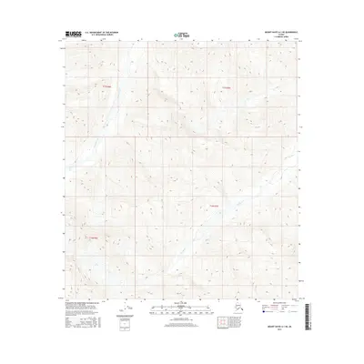 2016 Map of Mount Hayes A-1 NE, 2016 Print