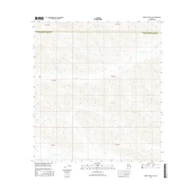 2016 Map of Mount Hayes A-1 SE, 2016 Print