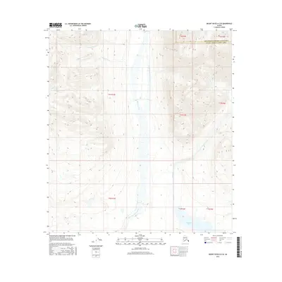 2016 Map of Mount Hayes A-2 SE, 2016 Print
