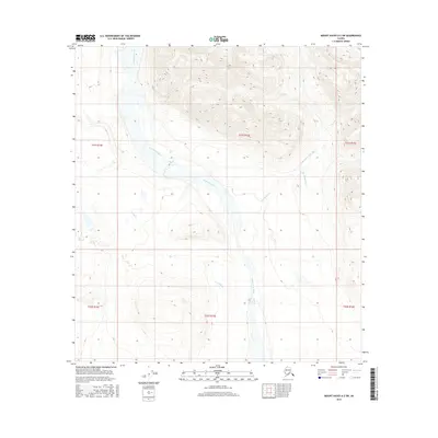 2016 Map of Mount Hayes A-2 SW, 2016 Print