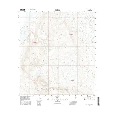 2016 Map of Mount Hayes A-3 SE, 2016 Print