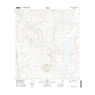 2016 Map of Mount Hayes A-3 SW, 2016 Print
