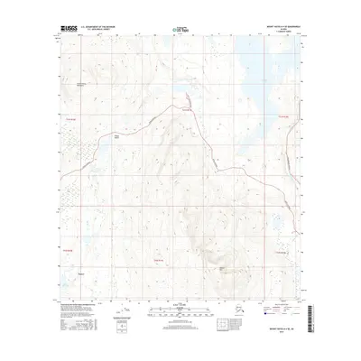 2016 Map of Mount Hayes A-4 SE, 2016 Print