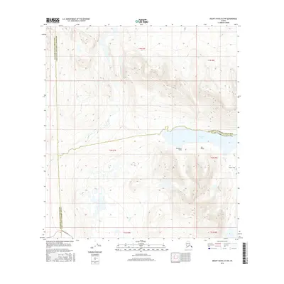 2016 Map of Mount Hayes A-5 NW, 2016 Print