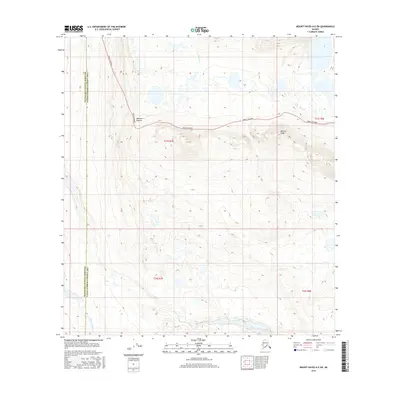 2016 Map of Mount Hayes A-5 SW, 2016 Print